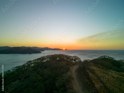 Scenic sunset view in Guanacaste  Costa Rica