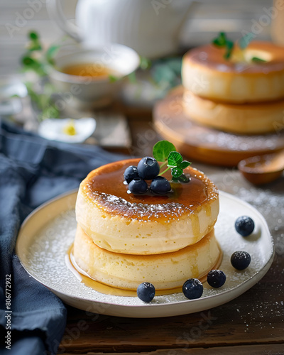 Extra thick and fluffy Japanese Pancakes