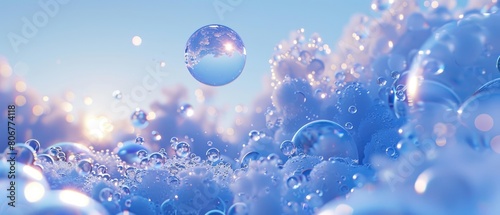 Wallpaper Mural Hyper-detailed macro of silica gel adsorbing moisture from air Torontodigital.ca