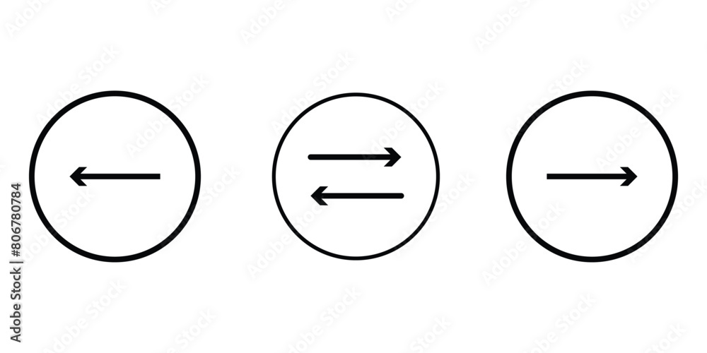 Transfer, swap, exchange, spin, flip concept icon set with white background. Transfer, swap, exchange, spin, flip concept icon set with white background.