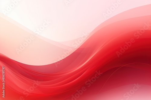 Red ecology abstract vector background natural flow energy concept backdrop wave design promoting sustainability and organic harmony blank copyspace 