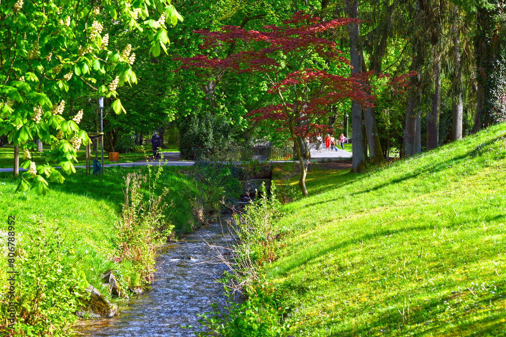 Kurpark von Bad Orb (Hessen, Deutschland) Kurpark von Bad Orb (Hessen, Deutschland)