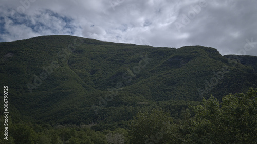 Cime delle montagne a Piobbico nelle Marche photo