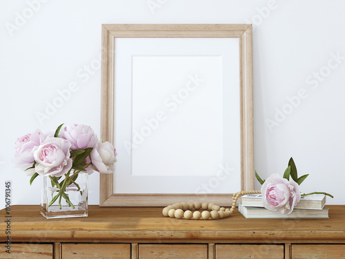 Frame mockup. Interior deco...