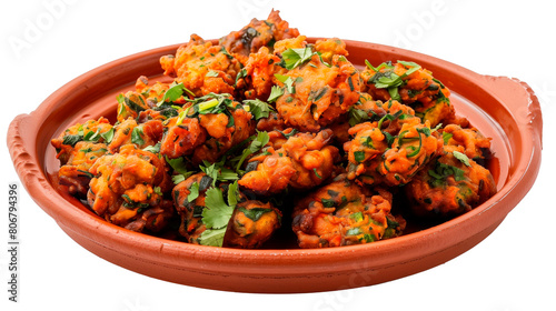 Indian cuisine set isolated on white background momos, butter chicken curry and rice. samosas, pani puri on plate. Asian food set collection top view. Indian and Pakistani food collection