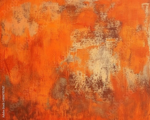 Brown Orange Background. Abstract Grunge Texture on Painted Canvas Illustration