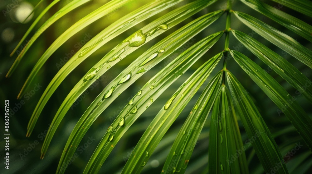 Obraz premium Palm leaf prints patterns. abstract background.