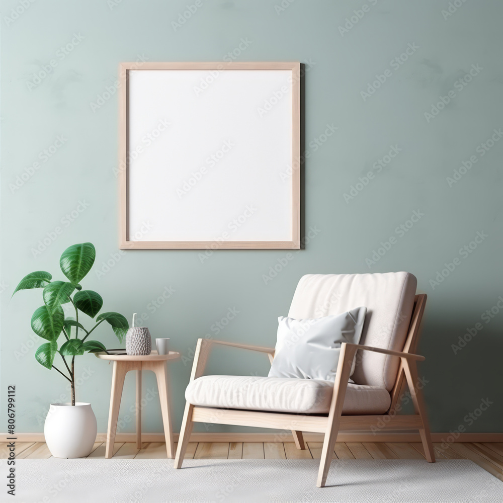 Frame mockup on a pastel-colored wall in a minimalist interior, emphasizing clean lines and light tones. Frame mockup on a pastel-colored wall in a minimalist interior, emphasizing clean lines and light tones.