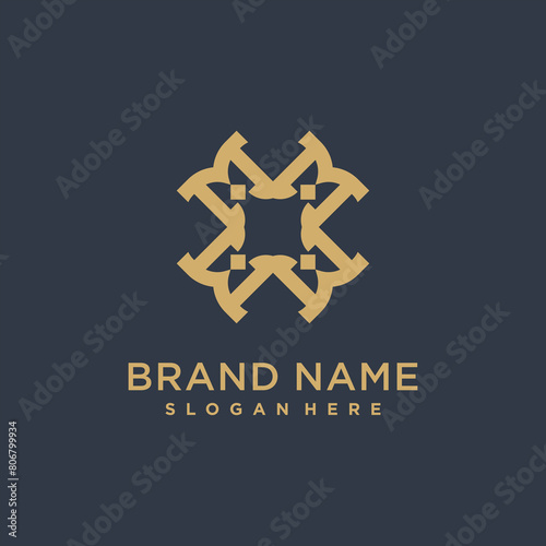 Express logo vector icon design illustration template