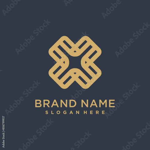 Express logo vector icon design illustration template