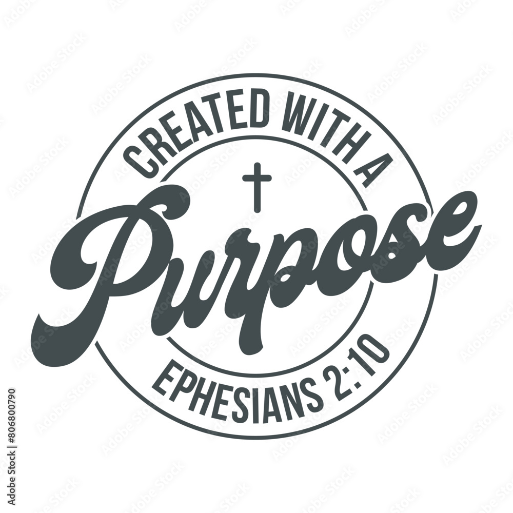 Obraz premium Created with a purpose