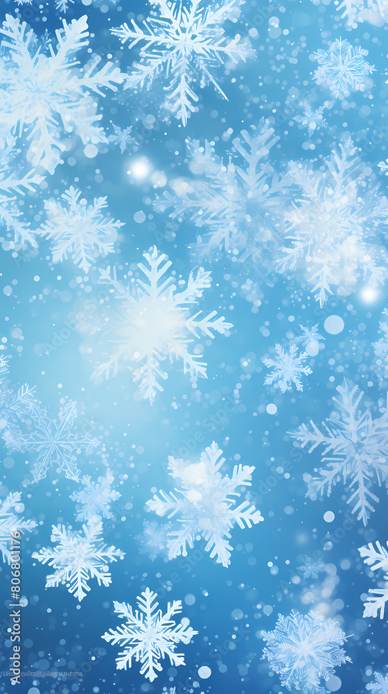 snowflakes floating in the air snowflakes floating in the air