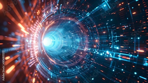 Wallpaper Mural Advancing Computing and Scientific Discoveries through Quantum Computing Technology. Concept Quantum Computing, Scientific Discoveries, Advanced Technology, Computing Innovation Torontodigital.ca