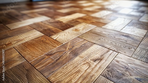 Generate a professional  parquet  flooring  ad