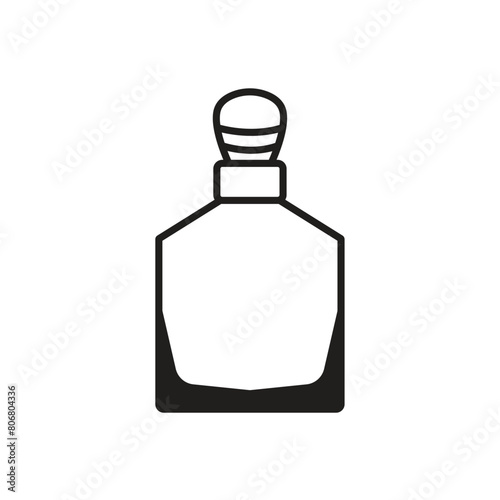 perfume bottle icon logo
