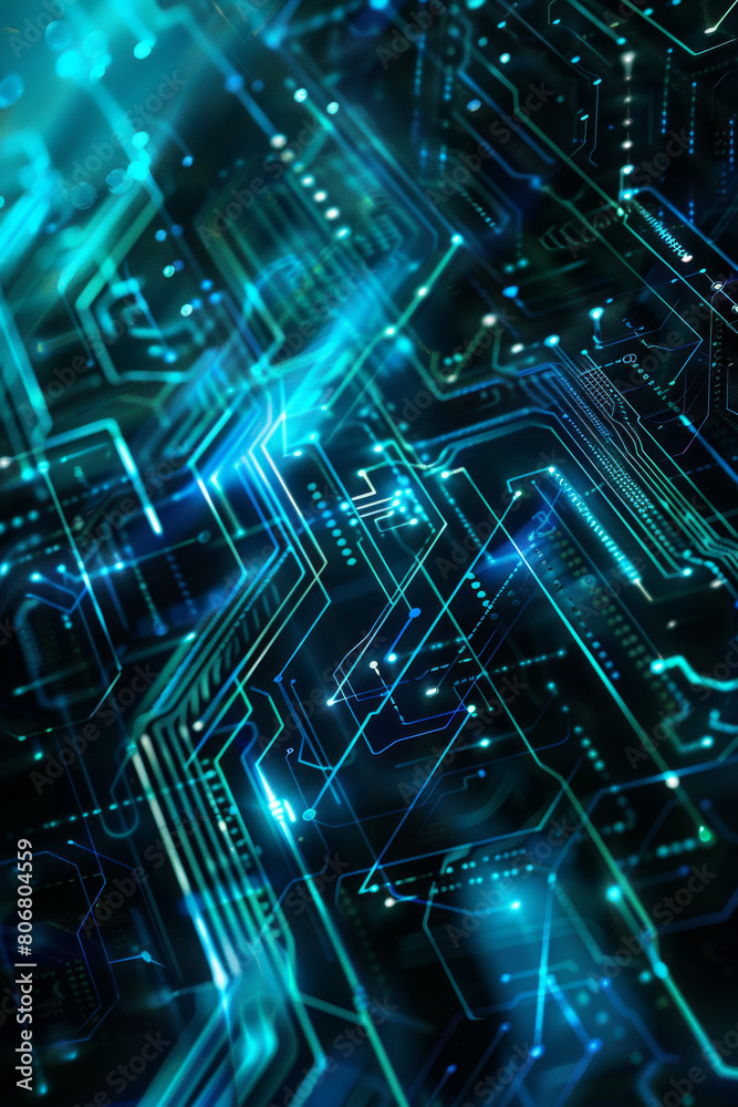 Vibrant technology background with cool, glowing lines Vibrant technology background with cool, glowing lines