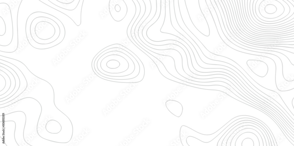 Topographic map background geographic line map with elevation assignments. The black on white contours vector topography stylized height of the lines map.	