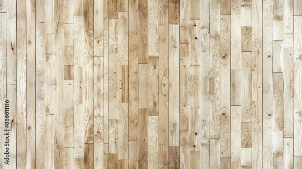Fototapeta premium The wood should be light brown in color, with a medium grain. The planks should be arranged in a vertical orientation.