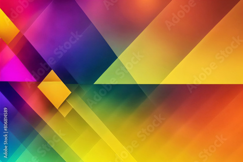 abstract colorful geometric background yellow tone