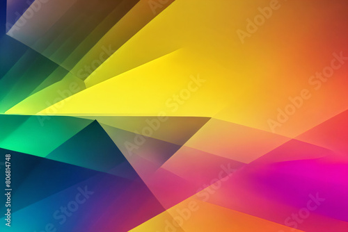 abstract colorful geometric background yellow tone