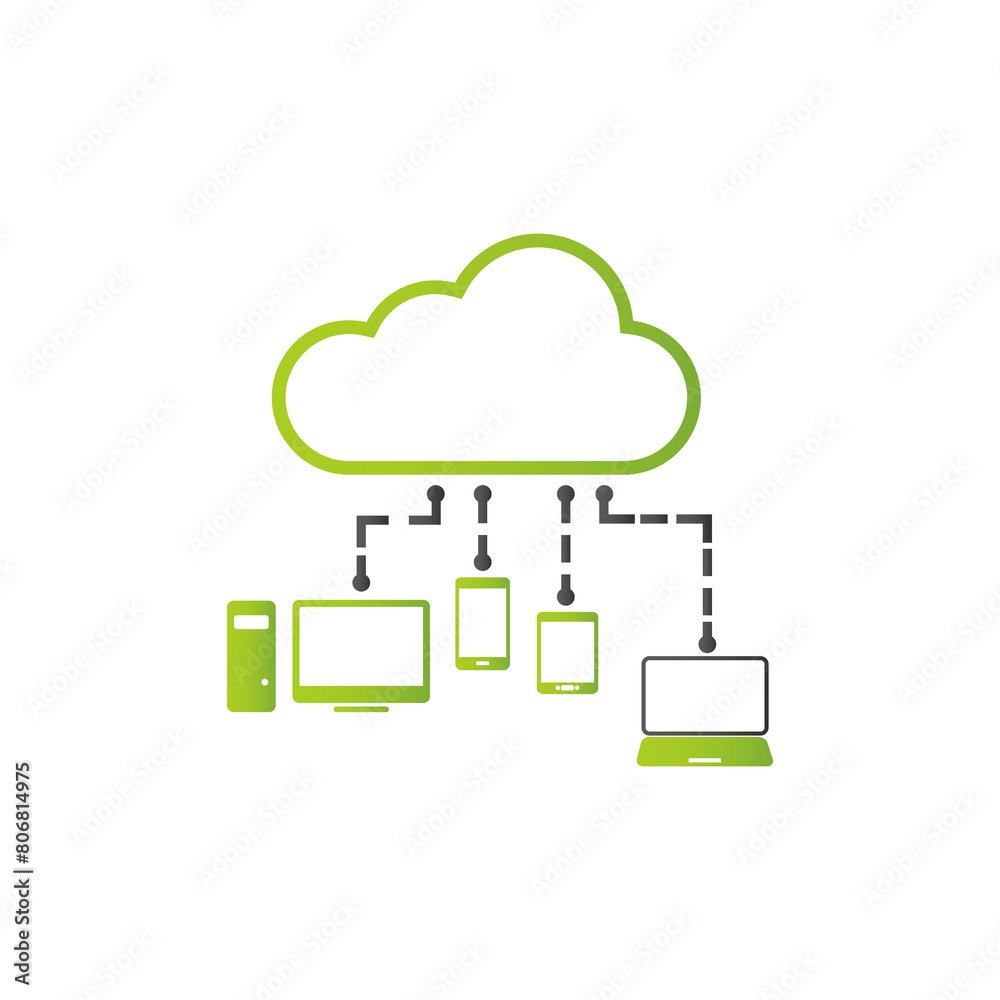 Cloud computing icon. PNG format Cloud computing icon. PNG format