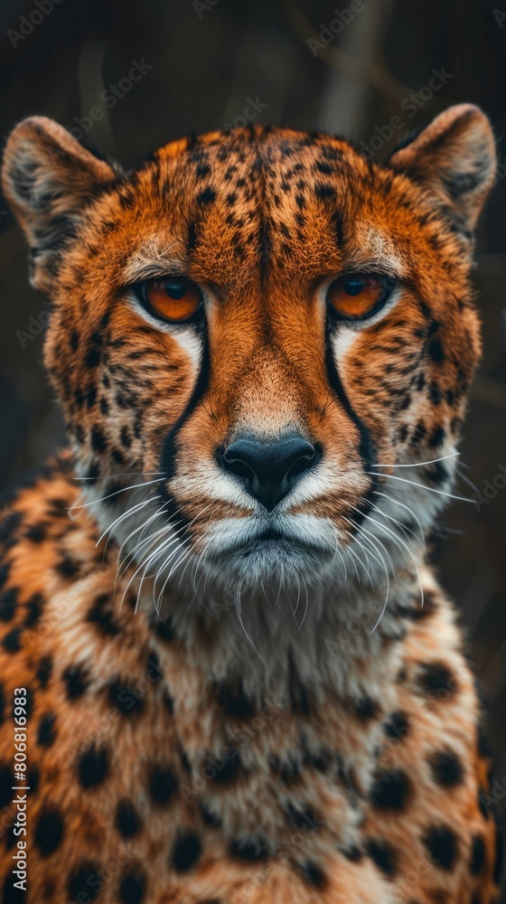 Fototapeta premium Portrait of a Cheetah