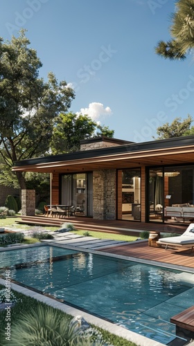 Modern Minimalist Villa Design with Pool
