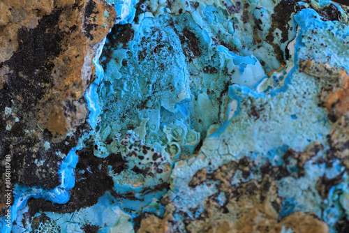 chrysocolla mineral texture photo