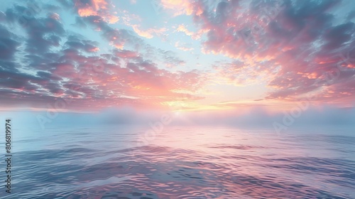 A beautiful sunset over a calm sea © Adobe Contributor
