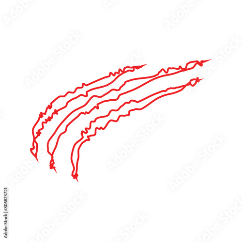 Claws scratches icon