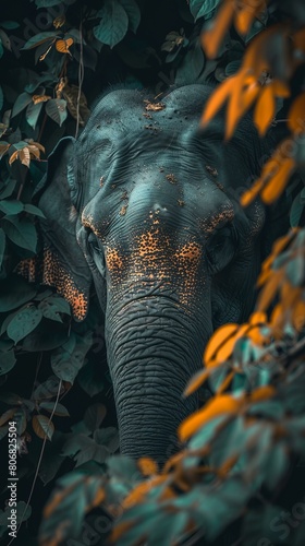 Elephant in the jungle