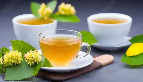 cups of linden tea