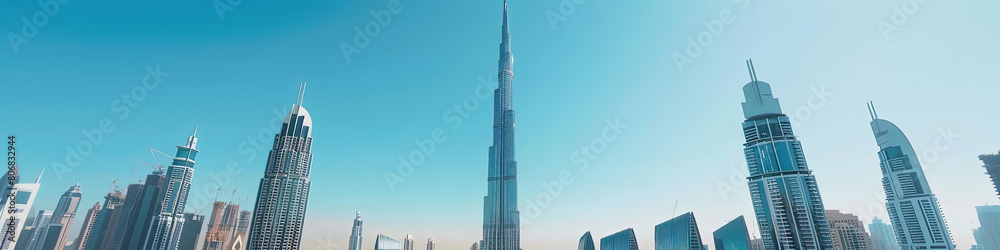 Majestic Heights - Burj Khalifa Illustration Majestic Heights - Burj Khalifa Illustration
