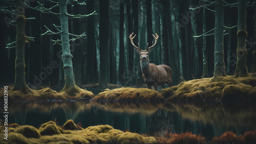 Antlered Wonders: Embracing the Majesty of Stags and Reindeer in the Wild
