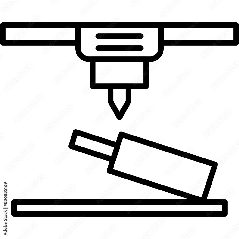Additive Manufacturing Icon Additive Manufacturing Icon