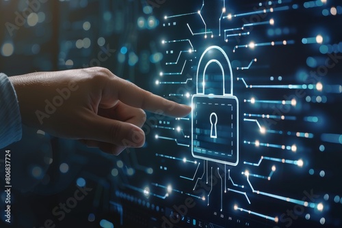Secure network operations with SSL encryption and ISO security protocols, utilizing IDS and IPS for infrastructure protection, ensuring robust data privacy and security with policy and lock mechanism