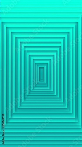 Teal concentric gradient squares line pattern vector illustration for background  graphic  element  poster with copy space texture for display products blank 