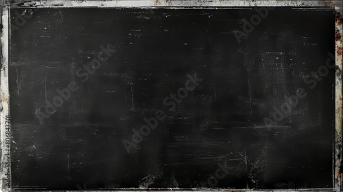 blank black grunge texture, little scratches, copy and text space, 16:9 photo