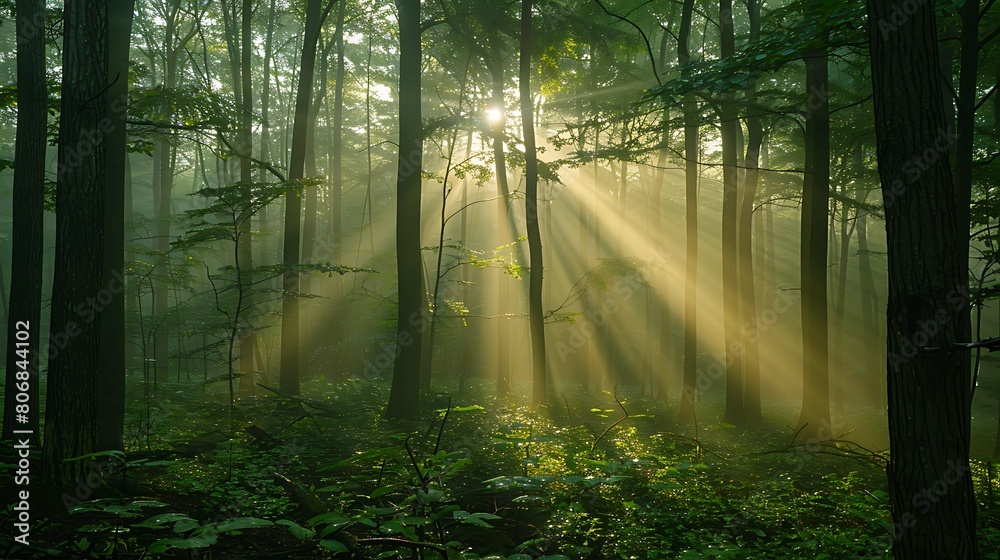 Fototapeta premium A picture of a fresh and relaxed nature