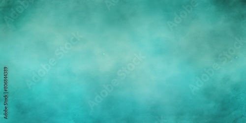 Teal seamless watercolor paper kraft cardstock background texture tile pattern with copy space texture for display products blank copyspace