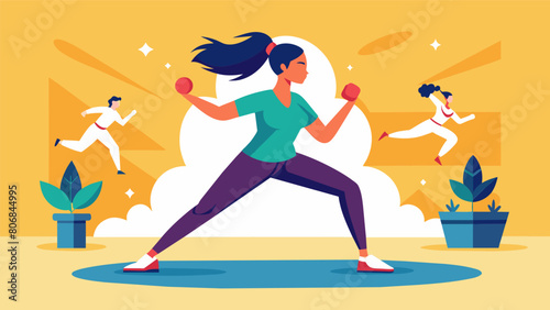 A woman participating in a selfdefense class learning how to protect and empower herself in a world where safety is often a concern..