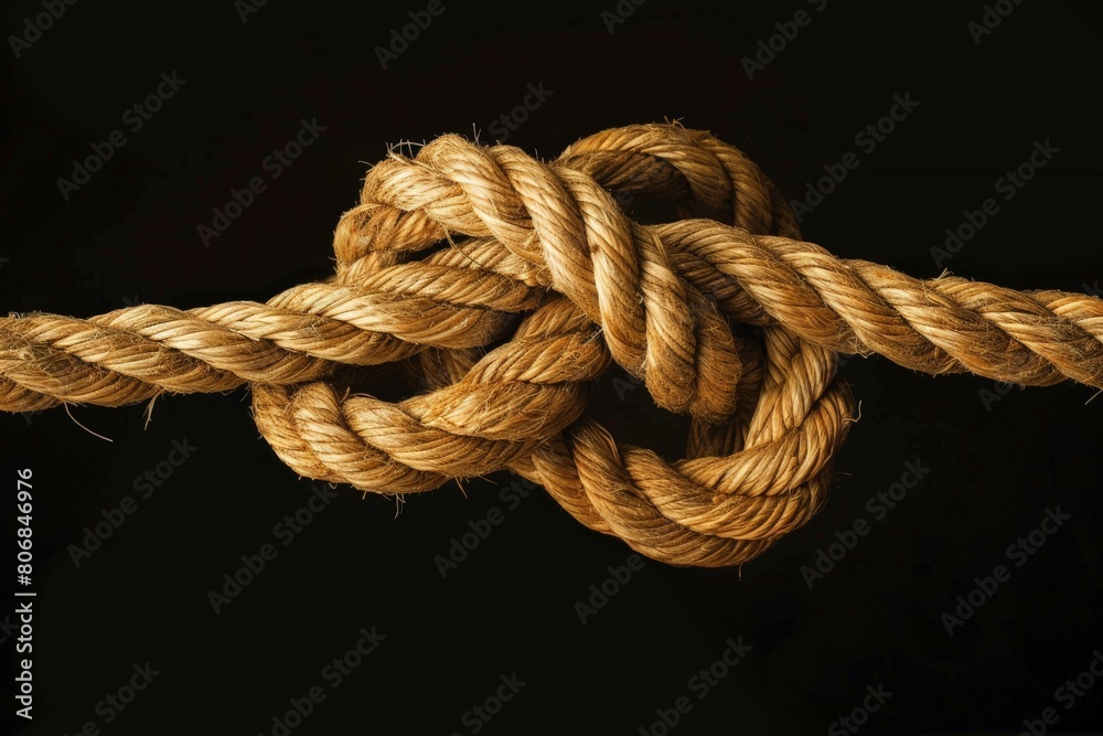 Close-up seamless pattern of ropes and twines twisted and platted into an interesting arrangement.. Beautiful simple AI generated image in 4K, unique. Close-up seamless pattern of ropes and twines twisted and platted into an interesting arrangement.. Beautiful simple AI generated image in 4K, unique.