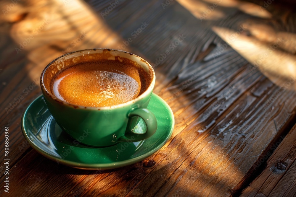 Red cup of cappuccino and chocolate on the table close-up. Food photo.. Beautiful simple AI generated image in 4K, unique. Red cup of cappuccino and chocolate on the table close-up. Food photo.. Beautiful simple AI generated image in 4K, unique.