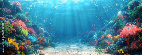 Underwater Seabed Illustration