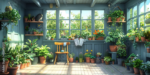 Greenhouse Gardening Elements photo