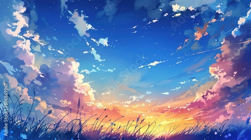 Beautiful sky wallpaper © pixelwallpaper