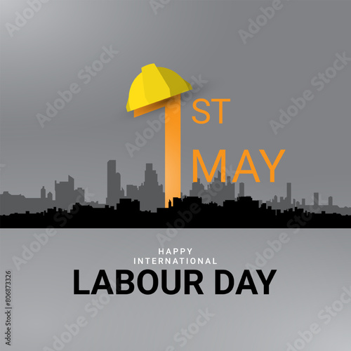 Labour Day vector design.