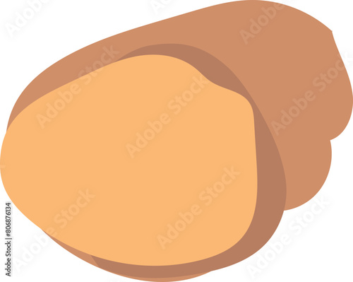 Cartoon sweet potato transparent background. 