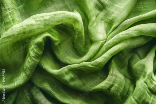 ecofriendly bamboo viscose fabric with natural longstrand fiber filling sustainable textile background photo