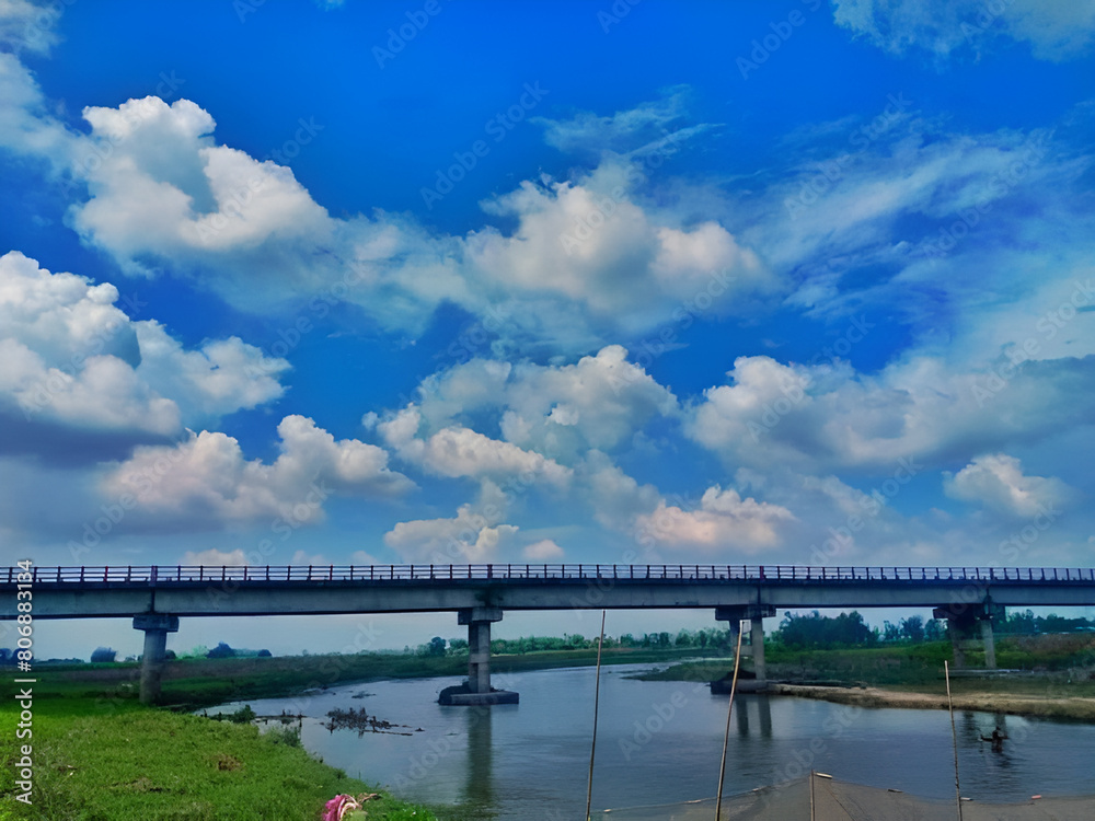 bridge over the river bridge over the river